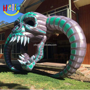 Têtes de squelette gonflables géantes, pour <span class=keywords><strong>décoration</strong></span> d'<span class=keywords><strong>halloween</strong></span>, pièces - Product Image 6