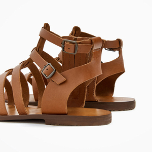 2019 Choozii marrón plana zapatos de <span class=keywords><strong>sandalias</strong></span> para niños chicas <span class=keywords><strong>adolescentes</strong></span> - Product Image 4
