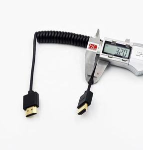 Câble rétractable <span class=keywords><strong>HDMI</strong></span> 2.0 4K pour appareil photo reflex numérique, câble spiralé Atomos <span class=keywords><strong>HDMI</strong></span> vers Mini <span class=keywords><strong>Micro</strong></span> <span class=keywords><strong>HDMI</strong></span>, 1,2 m, 1,5 m, 2 m, 3 m - Product Image 3