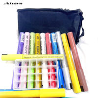Fournitures scolaires DIY Durable couleurs de peinture brillantes encre pigmentée forte force de couverture 2mm marqueur acrylique