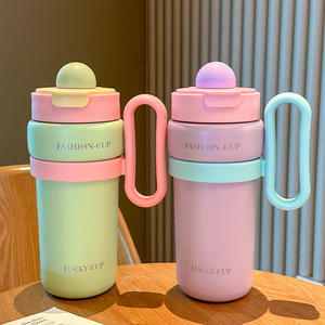 แก้วน้ำสุญญากาศดีไซน์ใหม่ความจุขนาดใหญ่ 30 ออนซ์ 900 มล. แก้วกาแฟพกพาสำหรับเดินทาง แก้วเก็บความร้อนพร้อมหูจับ - Product Image 1