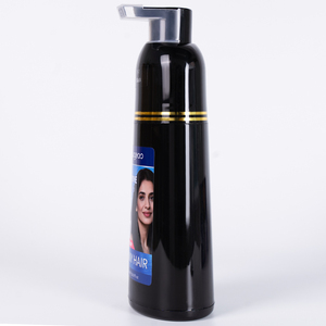 Tinte para el Cabello en Espuma sin Amoníaco, Color Natural Japonés, 500 ml, Jengibre Orgánico, 3 en 1, Champú Herbal Augeas para Cabello Negro - Product Image 5