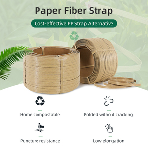 PaperEZ 12mm Manual <b>Strapping</b> Solution Strong Fiber Binding Sustainable Paper Strap for Manual Packing - Product Image 3