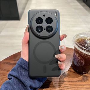 Funda Protectora Ultrafina Esmerilada con Carga Inalámbrica Magnética para <span class=keywords><strong>Vivo</strong></span> X300 Pro X200 Ultra, Carcasa Rígida para IQOO 15 - Product Image 4