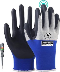 500V thợ điện găng tay rộng rãi áp dụng chống cháy Non-Slip cao su cách điện găng tay cho sốc bảo vệ cảm ứng nhạy cảm - Product Image 1