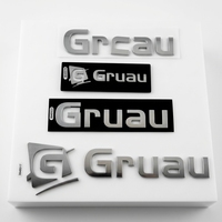 Emblème de voiture personnalisé en plastique ABS chromé, autocollant de lettres pour voiture, résistant aux UV, durable, vente en gros