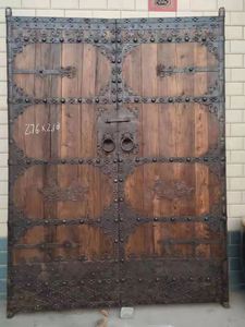 Porte chinoise Antique en bois, durcissant, 1 pièce - Product Image 3