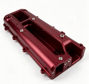 Kit de poulie serpentine en aluminium usiné CNC OEM, anodisé rouge, pièces de moteur automobile modifiées sur mesure pour l'usinage - Product Image 3