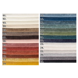 Tecido Chenille Flocado Tingido 100% Poliéster Personalizado da Fábrica Tenghui, Têxtil Respirável para Estofamento de Móveis e Sofás - Product Image 5