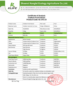 KLIFEバルク<span class=keywords><strong>Osthole</strong></span> Fructus Cnidiiエキス粉末クニジウム果実エキスクニジウムMonnieriエキス - Product Image 6