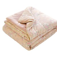 Couette d'été en coton lavé légère, respirante, à imprimé réactif, douce, pour dortoir, maison, hôtel
