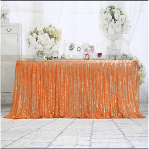 Falda <span class=keywords><strong>de</strong></span> Mesa con Lentejuelas <span class=keywords><strong>de</strong></span> 6 pies, 9 pies y 14 pies en Oro Rosa <span class=keywords><strong>para</strong></span> Mesas Redondas/Rectangulares/Cuadradas <span class=keywords><strong>para</strong></span> Fiestas <span class=keywords><strong>de</strong></span> Cumpleaños, Bodas y Navidad - Product Image 6