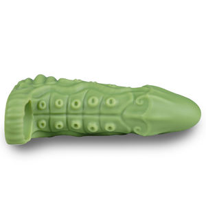 Sex <span class=keywords><strong>Factory</strong></span> Monster Kondome Silikon Kondome mit Ringen, realistische größere Kondome mit Partikeln Sexspielzeug für Männer Vergrößerung - Product Image 5