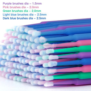 Mini Cá Nhân Lash Applicators Mascara Bàn Chải Lông Mi Mở Rộng 100Pcs Dùng Một Lần Lông Mi Tăm Bông Nhựa Cho Maquillaje Trang Điểm - Product Image 3