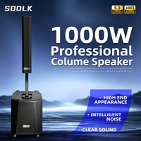 Nouveau Système Sonore Professionnel SODLK 2026 : Enceinte Subwoofer Multifonctionnelle Coaxiale Active pour Extérieur avec Amplificateur