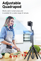Trépied multifonctionnel pour téléphone et appareil photo C17 Support détachable pour téléphone et appareil photo Stabilisateur pour cardan