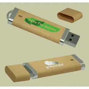 Gadget sostenibili in plastica riciclata USB STIFF ECO - Product Image 1
