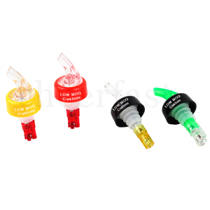 Verseur distributeur automatique de bouteille, vin rouge, souple Spirit, 4 pièces, verseur avec mesure de vin rouge - Product Image 2