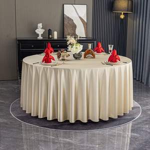 <span class=keywords><strong>Nappe</strong></span> Premium double couche personnalisée privée, adaptée aux mariages/banquets/restaurants - Product Image 6