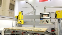 OMC TOOL+ Scie à pont CNC 5 axes entièrement automatique pour dalles de pierre, modèle de table, pour maçonnerie de pierre australienne
