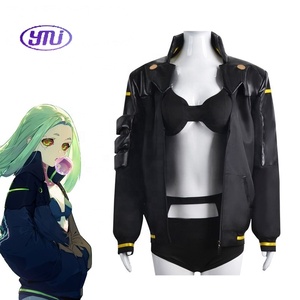 Cyberpunk: edgerunners ชุดคอสเพลย์โรงเรียนมัธยมชุดเครื่องแต่งกายปาร์ตี้รีเบคก้า - Product Image 1