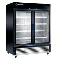 Réfrigérateur de présentation de viande en acier inoxydable pour restaurant, pour affinage à sec du bœuf, refroidissement par air, dégivrage automatique, 2 portes, contrôle numérique
