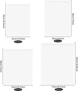 Nắp kéo rõ ràng nhựa CELLO Túi tự dính OPP Giấy bóng kính túi cho bao bì - Product Image 6