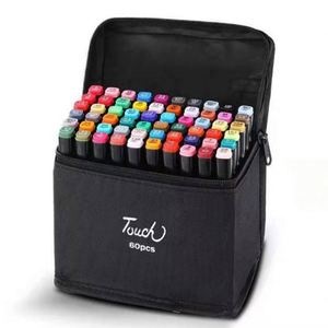 Ensemble de marqueurs d'art à double pointe fine, à base d'alcool, pour coloriage, croquis et illustration, 12, 24, 36, 48, 60, 80, 206, 226 pièces - Product Image 1