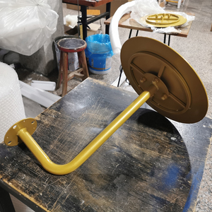 Petite <span class=keywords><strong>table</strong></span> murale dorée de style nordique pour magasin de desserts au lait de thé pour les zones de loisirs d'hôtel chez l'habitant - Product Image 4