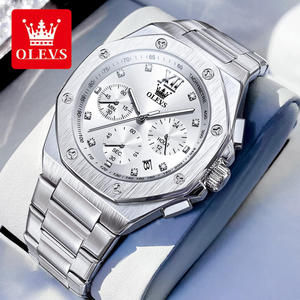   Reloj de Lujo para Hombre 3626, Diseño de Lujo, Logotipo Personalizado OEM, Reloj de Pulsera Cronógrafo de Moda, Reloj de Cuarzo Resistente al Agua para Hombre - Product Image 1