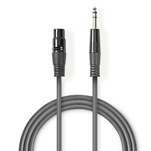สายสัญญาณเสียง XLR ตัวเมียถึงตัวผู้ขนาด 6.35 มม. ความยาว 1.5 ม. ระดับมืออาชีพแบบบาลานซ์ - Product Image 1