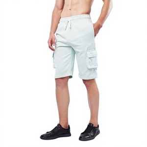Collection d'été : Shorts pour hommes à cordon de serrage, longueur genou, coupe décontractée, tissu léger, plusieurs couleurs et tailles, marque privée - Product Image 3