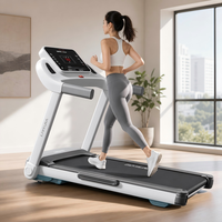 Tapis de course électrique pliable SUNEYE E9 en plastique avec moteur 3,5 CV, amortisseur, équipement de fitness extérieur complet, transfrontalier
