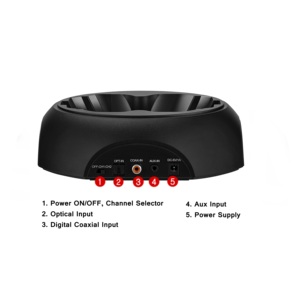 Bao quanh âm thanh TV tai nghe trên tai kỹ thuật số tai nghe không dây thiết lập da710 cho TV nghe với thông minh LCD cái nôi - Product Image 3