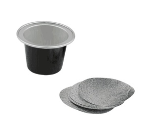 Tapas de sellado térmico de papel de aluminio para taza K, sellado de taza de café, cápsulas nespresso, caja de vainas, compatible con <span class=keywords><strong>asado</strong></span>, colorido, vacío, desechable - Product Image 1