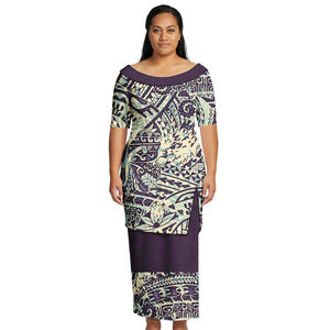 阿罗哈连衣裙 精品服装 定制女装 萨摩亚海滩派对舞会节日设计普鲁塔西长裙 波利尼西亚女式 - Product Image 3