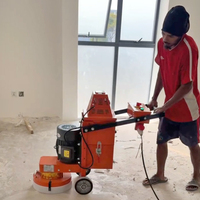 Ponceuse à béton 220V, machine à poncer planétaire pour sols, haute efficacité pour surfaces en béton époxy