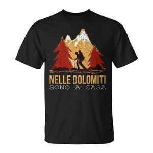 T-shirt da trekking Dolomiti Mountain Adventure Outdoor Wear Camicia nera da uomo - Product Image 1