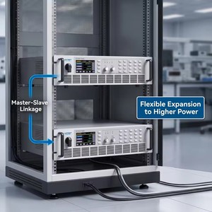 แหล่งจ่ายไฟแบบตั้งโปรแกรมได้สองทิศทาง แรงดันสูง 800V 50A 12kW สำหรับการชาร์จรถยนต์ไฟฟ้าและอุปกรณ์การบิน - Product Image 1