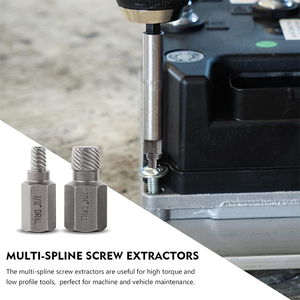 Kit estrattore a vite in acciaio HSS da 35 pezzi con punta di retromarcia per la rimozione di dadi rotti e bulloni spelati-strumento veicolo - Product Image 3