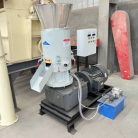 Machine à granulés de biomasse à matrice plate pour sciure de bois, coques de riz et paille