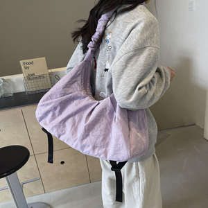 High quality portable <b>nylon</b> drawstring <b>shoulder</b> <b>bag</b> with large capacity and stylish design - Product Image 1