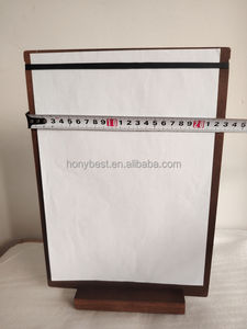 Support de rangement en bois vintage personnalisé A3 A4 A5, taille lettre, planchettes à presse-papiers, contreplaqué, menu, liste de prix, panneau d'affichage, porte-enseigne - Product Image 6