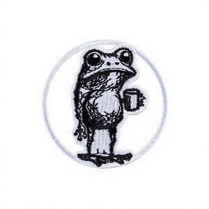 Custom Wholesale Bulk Twill Fabric <b>Iron</b> on Cartoon Dog Small Pet Embroidery Patches for Clothing Hat Gifts Decoration - Product Image 3