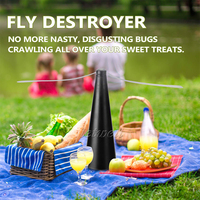 Ventilateur de table anti-moustique pour insectes Ventilateur répulsif pour mouches de cuisine en plein air Petit ventilateur à mouches alimenté par batterie pour des aliments fructueux