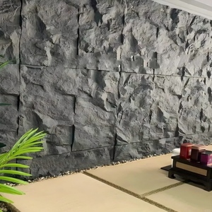 Màu Trắng Polyurethane đá tấm PU bọt 3D trang trí Đá Nhân Tạo cho các trang trí của khách sạn - Product Image 1