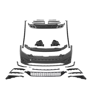 KSEEK Kiyกันชนรถยนต์Faceliftชุดอัพเกรดกันชนหน้าGrille FitสําหรับVW <span class=keywords><strong>Jetta</strong></span> <span class=keywords><strong>R</strong></span>-<span class=keywords><strong>LINE</strong></span> 2019 - Product Image 2