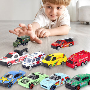Nouvelle arrivée 1/64 Modèle de voiture en alliage de <span class=keywords><strong>dessin</strong></span> <span class=keywords><strong>animé</strong></span>-Mini simulation de voiture jouet coulissante en métal, cadeau d'anniversaire parfait pour les garçons - Product Image 5