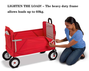 <span class=keywords><strong>Cochecito</strong></span> plegable 3 en 1 para todo terreno, carrito todoterreno plegable para exteriores con dosel y mango ajustable para niños - Product Image 4