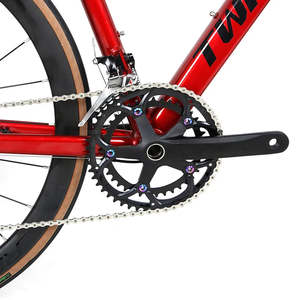 Vélo de route unisexe de haute qualité My Store 22 vitesses, rouge, cadre en aluminium 46 cm, roues 700c, fourche en acier V System, cadre en aluminium LB - Product Image 1